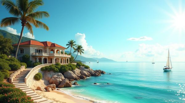 Optez pour une villa guadeloupe vue mer pour vos vacances