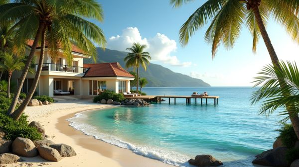 Optez pour une villa guadeloupe vue mer pour vos vacances